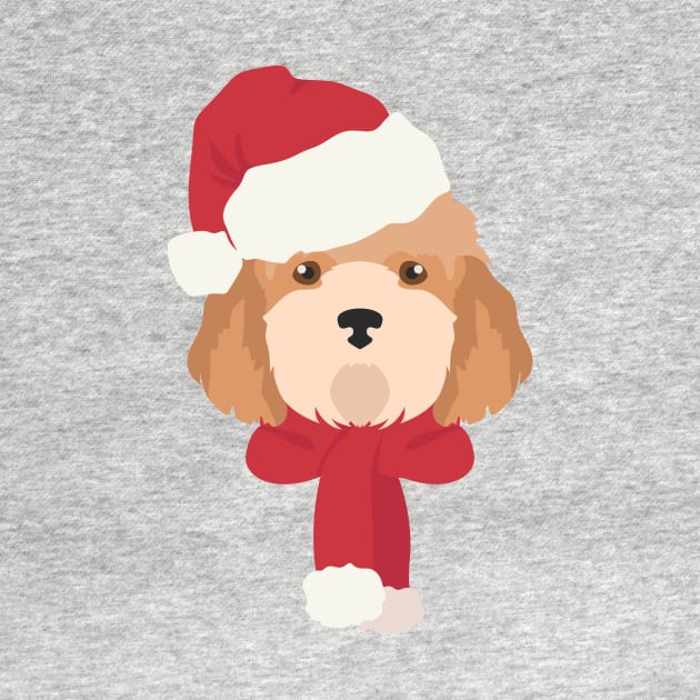 Cockapoo Christmas Dog by JunkyDotCom